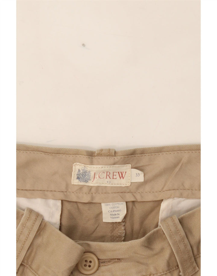 J. CREW Mens Chino Shorts W33 Medium  Beige Cotton Vintage J. Crew and Second-Hand J. Crew from Messina Hembry 