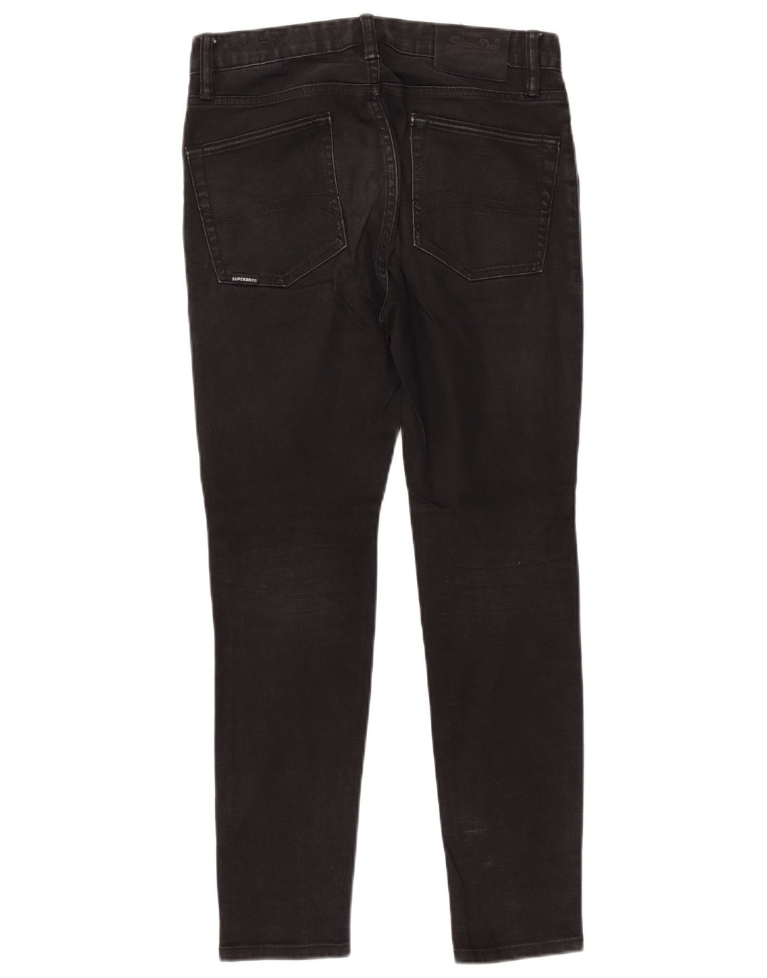 Superdry Mens Skinny Jeans W30 L30 Black Cotton