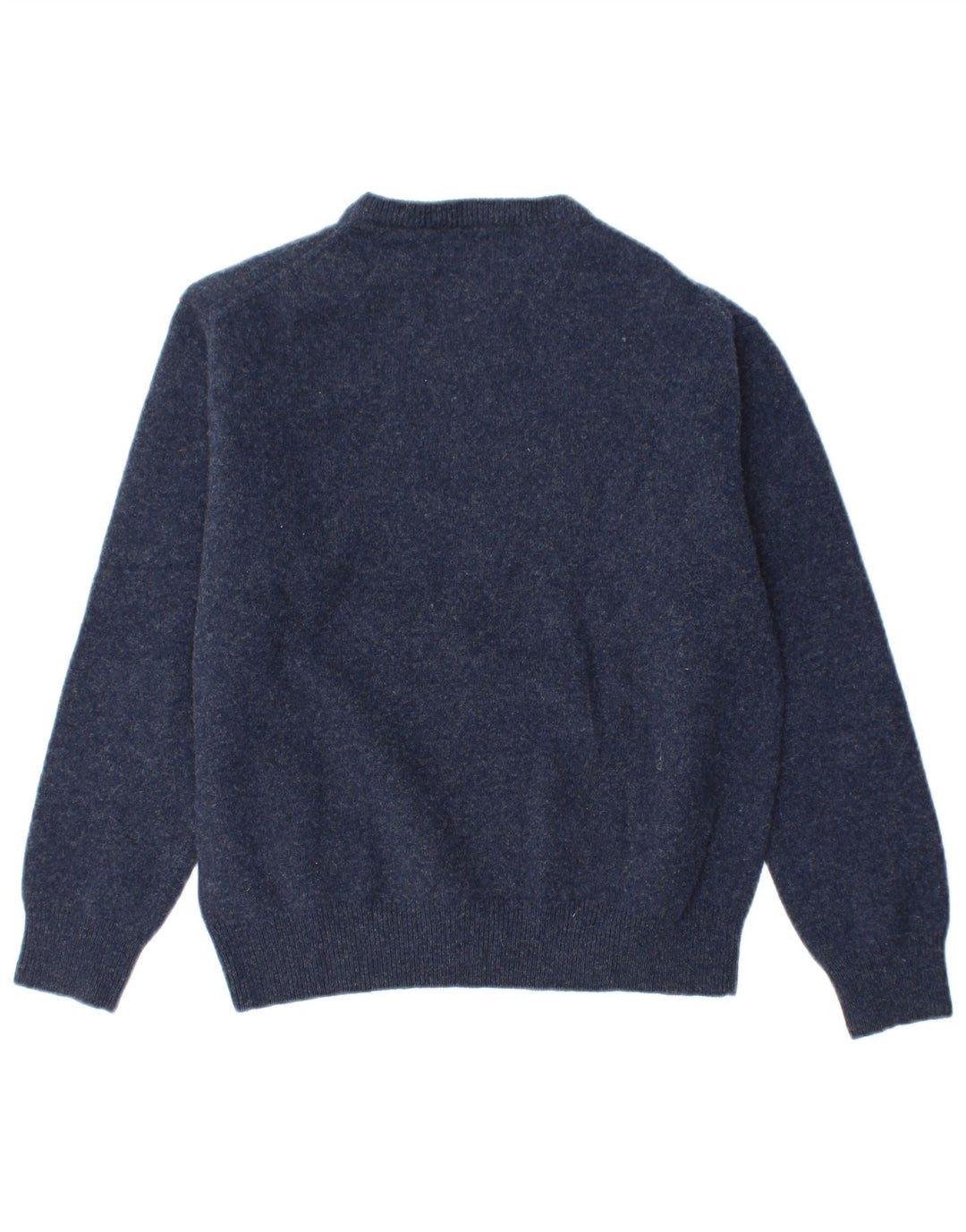GANT Womens Crew Neck Jumper Sweater UK 16 Large Navy Blue Lambswool