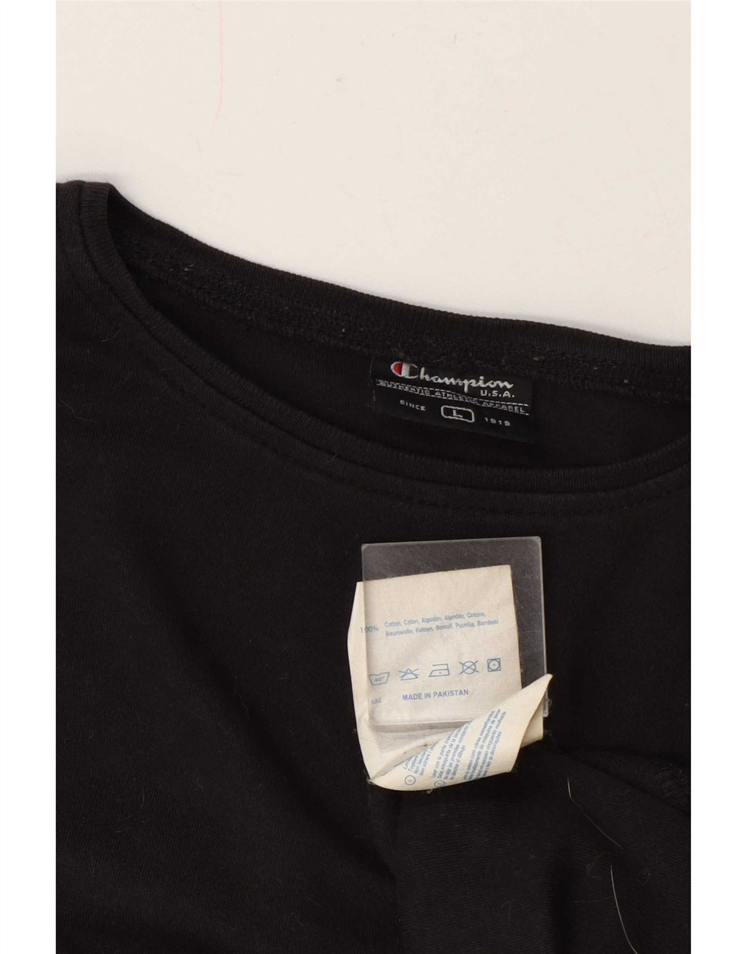 Champion Womens Top Long Sleeve UK 16 Large Grey Cotton