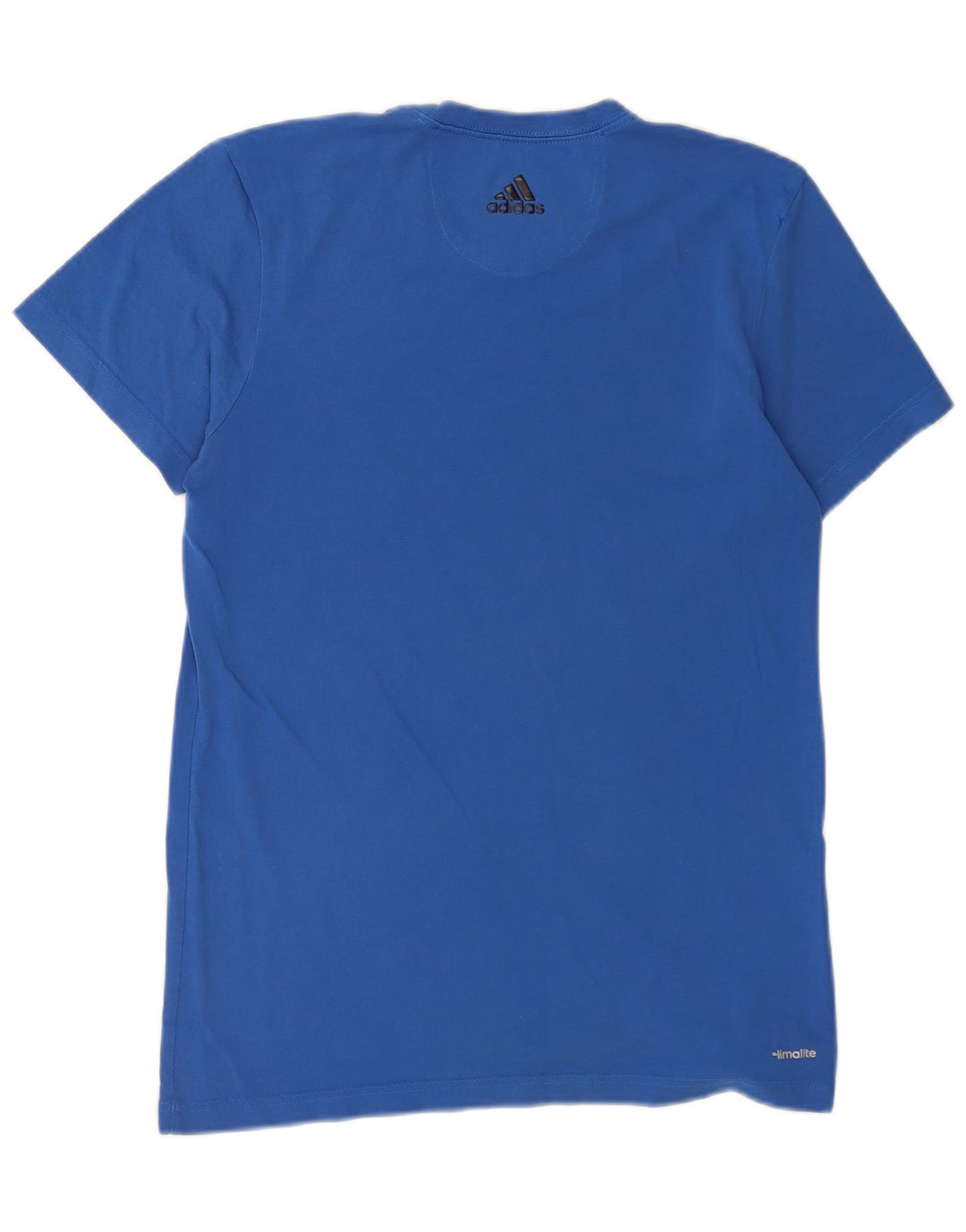 Adidas Mens Climalite Graphic T-Shirt Top Medium Blue