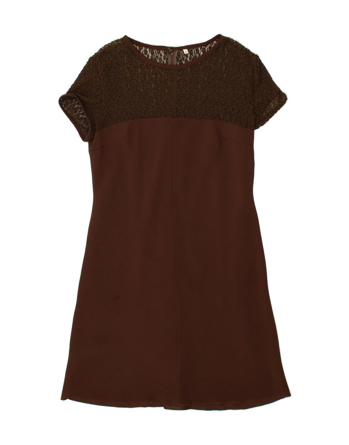 VINTAGE Womens 3 Button 2 Piece Set IT 48 XL Brown Polyester Vintage Vintage and Second-Hand Vintage from Messina Hembry 