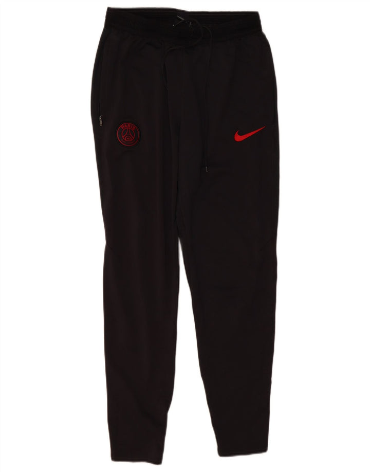 Nike Boys Dri Fit Tracksuit Trousers 10-11 Years Medium Black Polyester