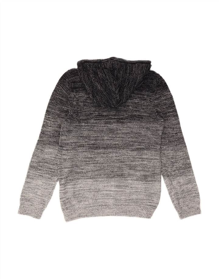 JACK & JONES Mens Jumper Sweater Large Grey Colourblock