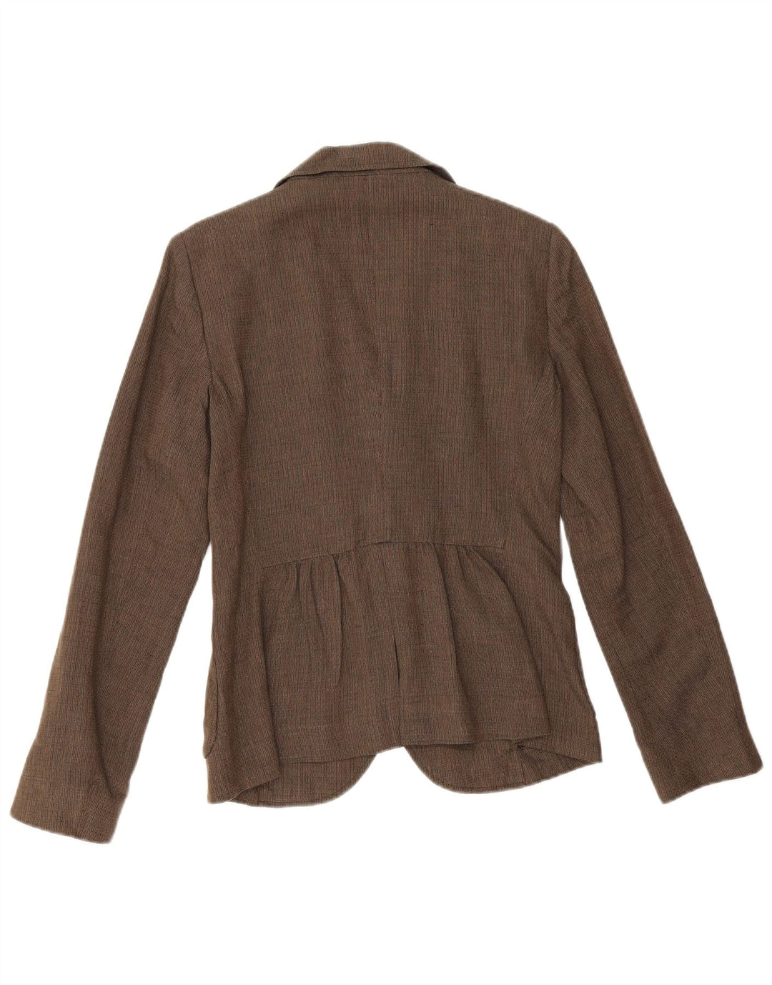Max & Co. Womens 2 Button Blazer Jacket UK 14 Medium Brown Linen