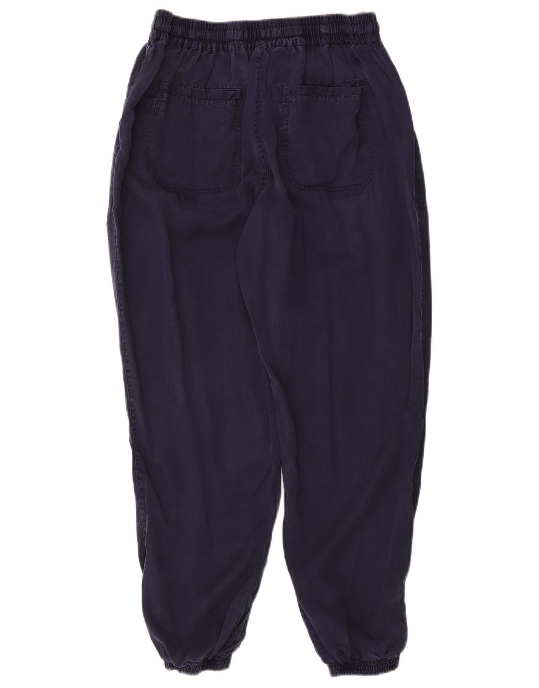 FAT FACE Womens Joggers Casual Trousers UK 14 Large W28 L26 Navy Blue