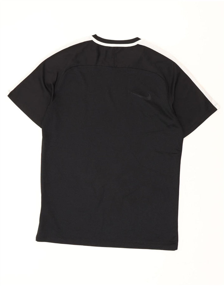 Nike Mens Dri Fit T-Shirt Top Medium Black Polyester