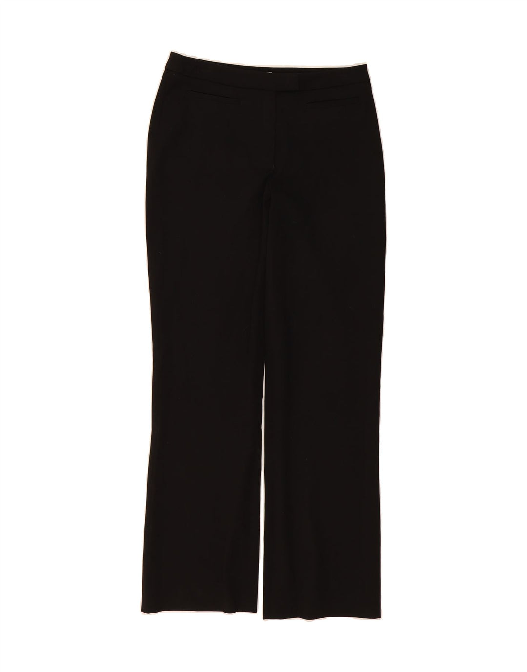 BELFE Womens Straight Suit Trousers IT 42 Medium W30 L30 Black Polyester Vintage Belfe and Second-Hand Belfe from Messina Hembry 