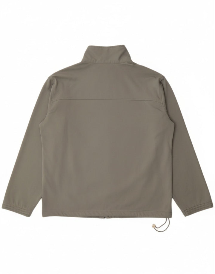 CHAMPION Mens Tracksuit Top Jacket Medium Grey Polyester