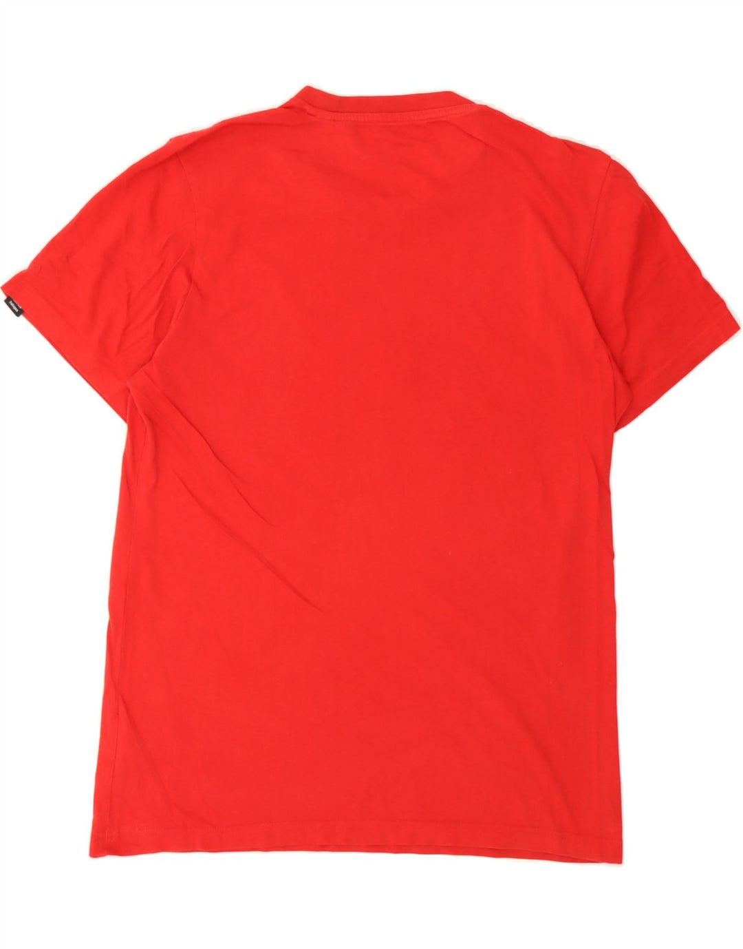 ADIDAS Mens Graphic T-Shirt Top Medium Red Cotton Vintage Adidas and Second-Hand Adidas from Messina Hembry 