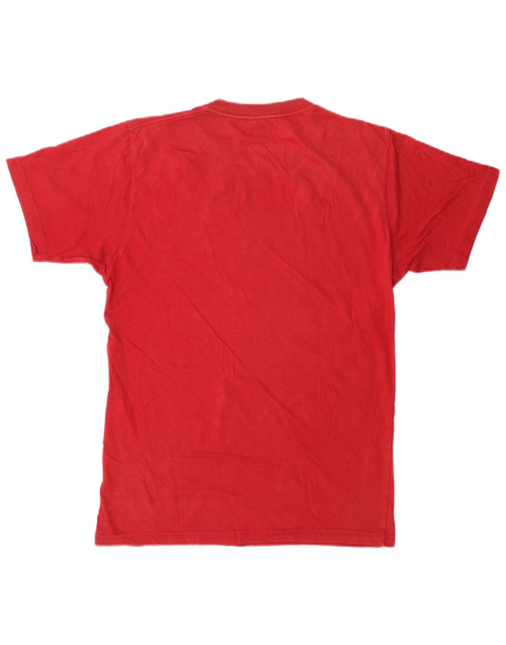Vans Mens Classic Fit T-Shirt Top Small Red Cotton