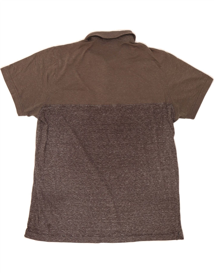 LEVI'S Mens Polo Shirt XL Grey Colourblock Vintage Levi's and Second-Hand Levi's from Messina Hembry 