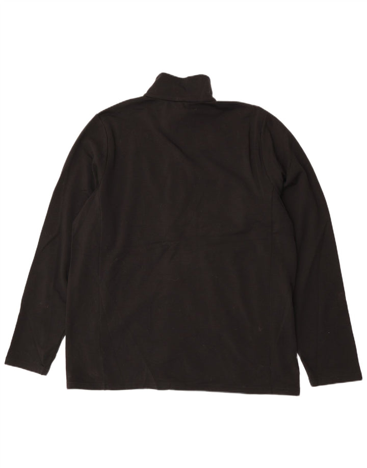 Rohan Mens Fleece Jacket UK 42 XL Black Polyester
