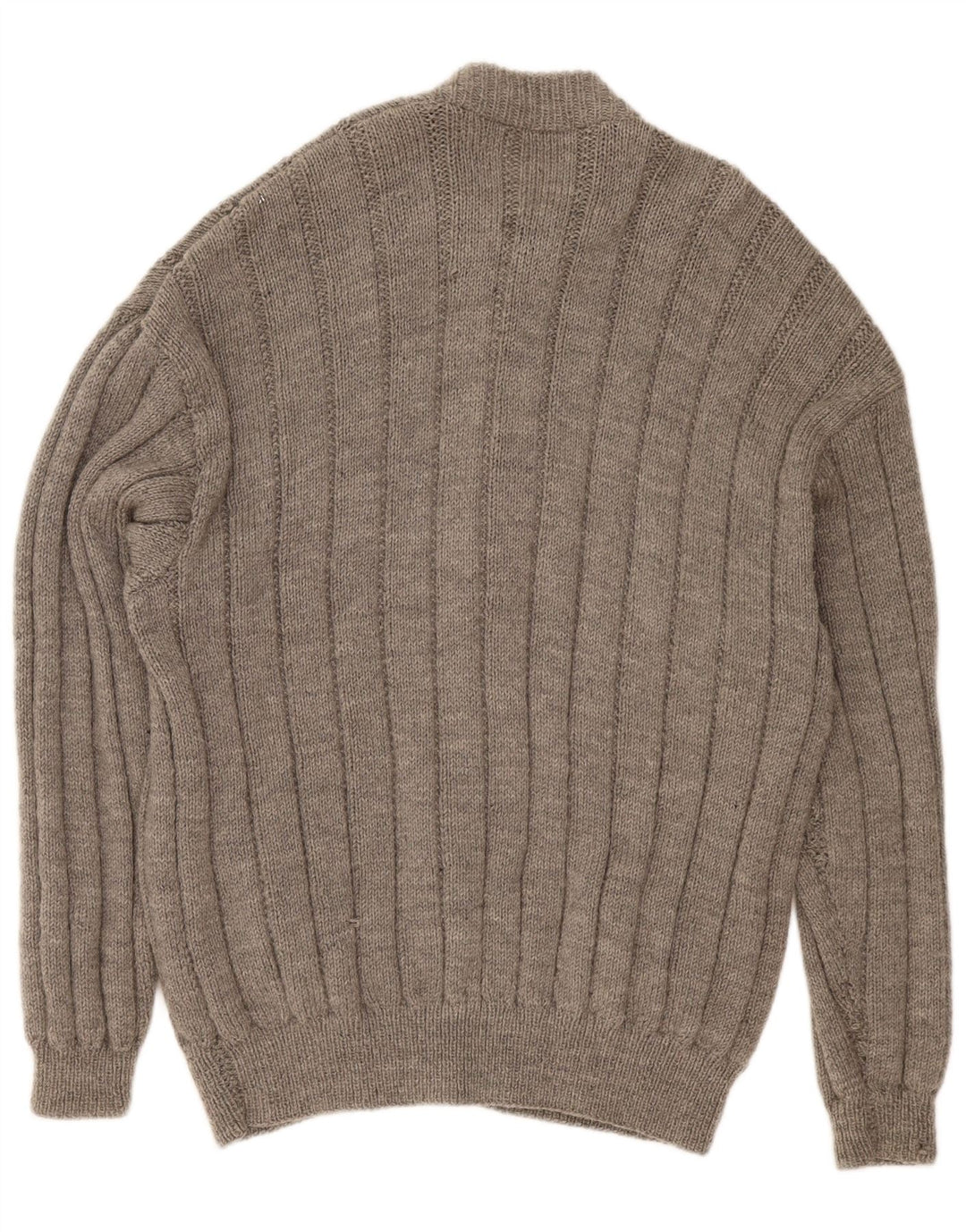 Vintage Mens Cardigan Sweater 2XL Grey