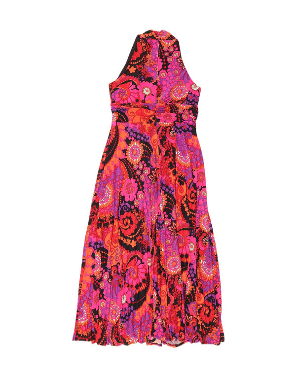PHASE EIGHT Womens Sleeveless Maxi Dress UK 16 Large Multicoloured Floral