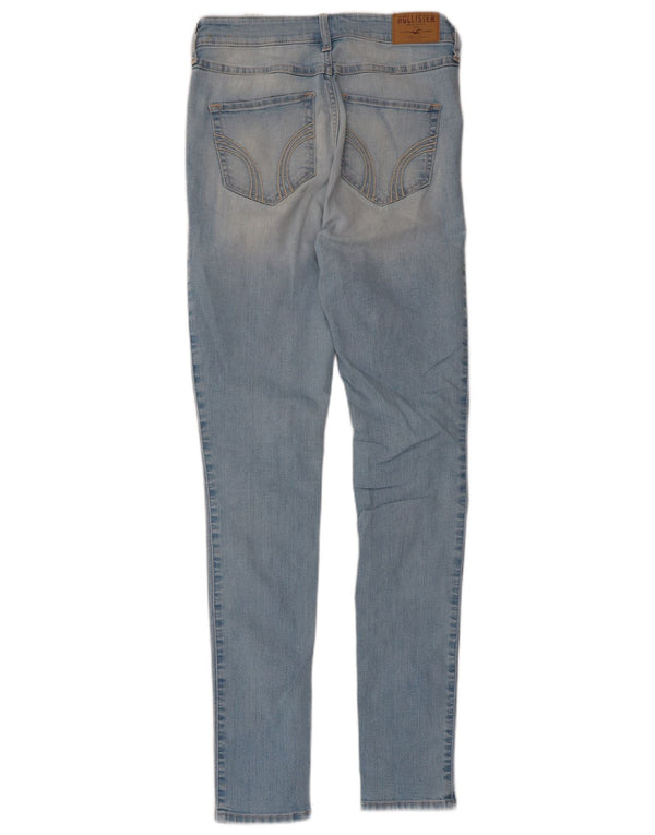 Hollister Womens Skinny Jeans US 3 XS W26 L31 Blue Cotton