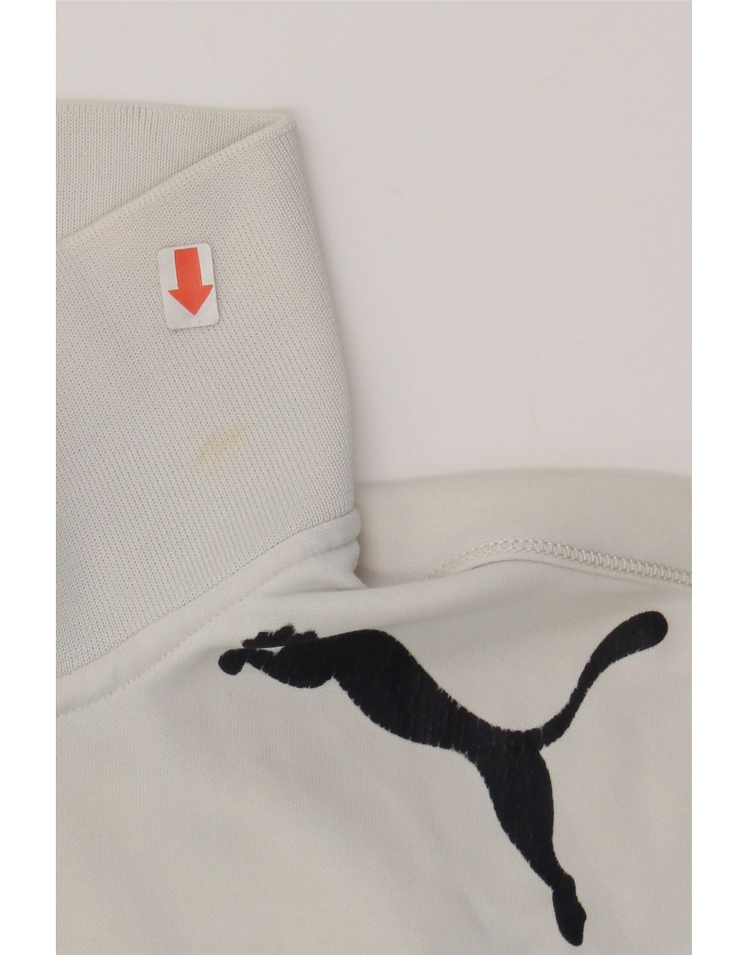 PUMA Womens Tracksuit Top Jacket UK 14 Medium Navy Blue Colourblock Vintage Puma and Second-Hand Puma from Messina Hembry 