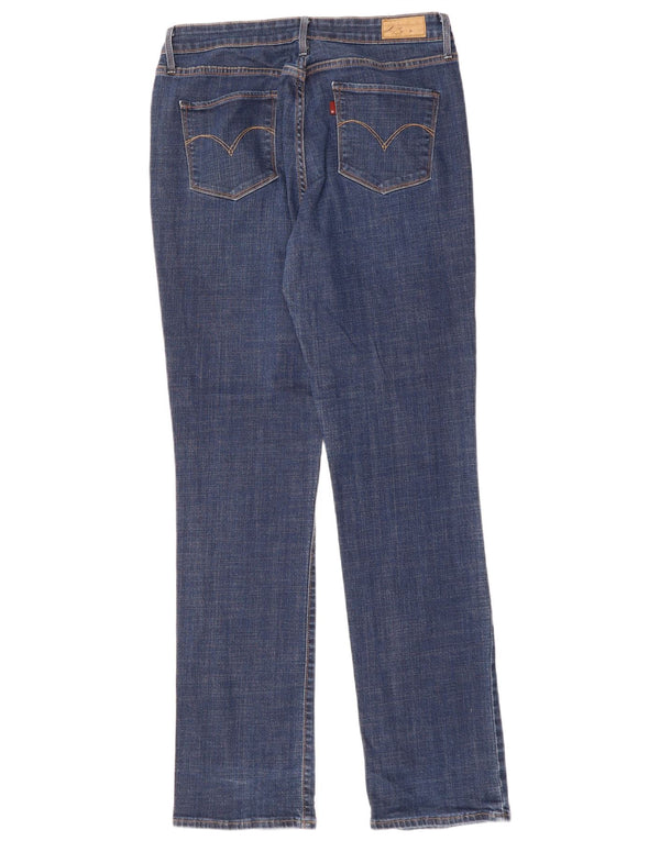 LEVI'S Womens Demi Curve Mid Rise Straight Jeans US 14 XL W32 L32 Blue
