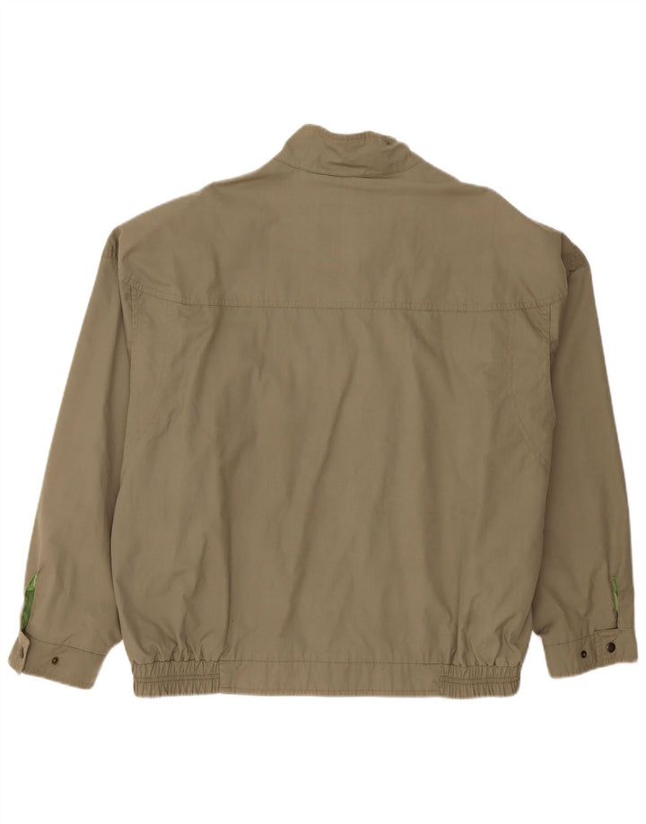 FACIBA Mens Bomber Jacket IT 58 4XL Khaki Polyester