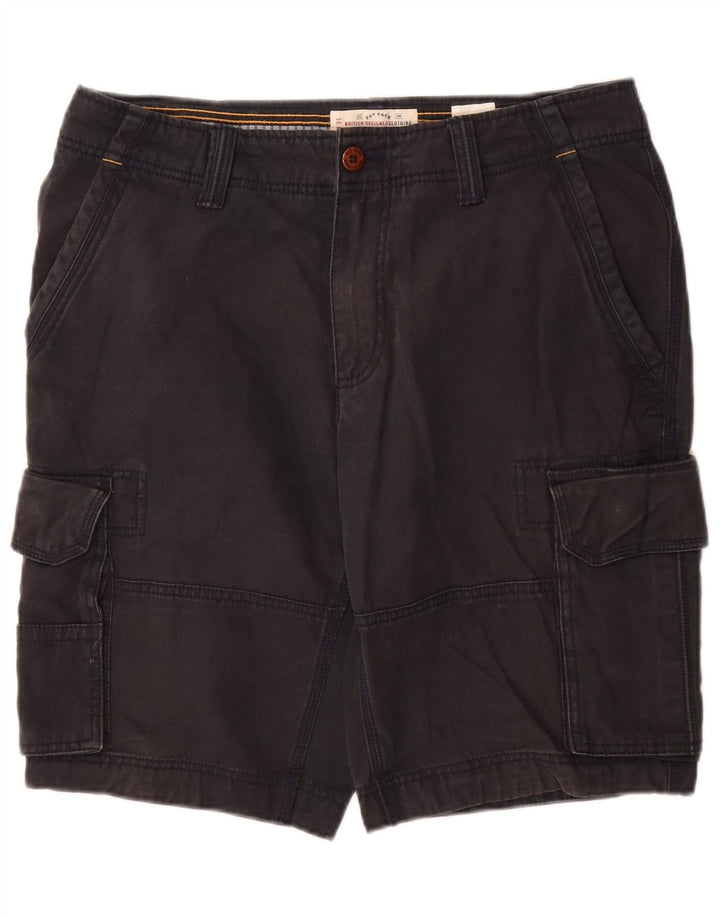 FAT FACE Mens Cargo Shorts W34 Large Navy Blue Cotton