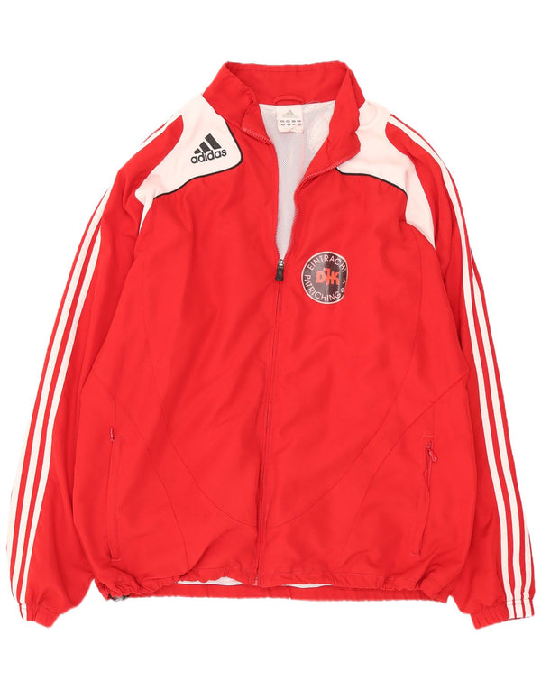 Adidas Mens Tracksuit Top Jacket UK 48/50 XL Red Sports