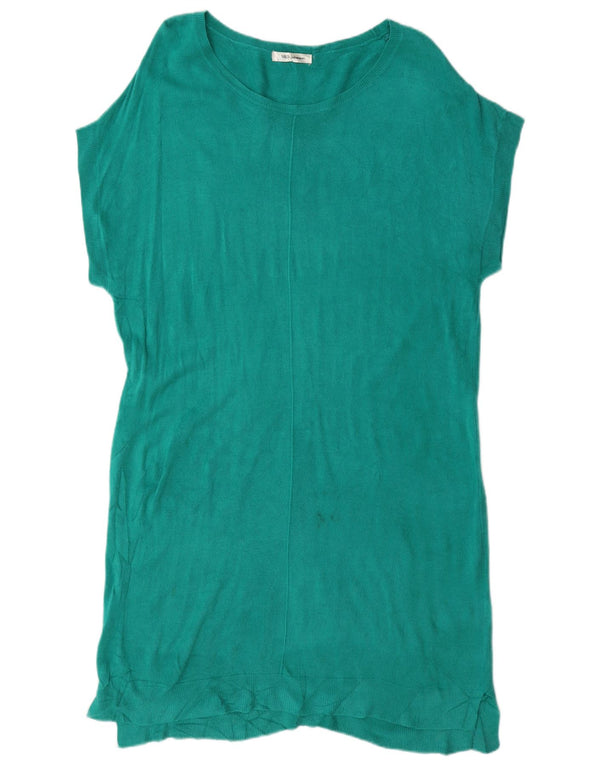 Marks & Spencer Womens Shift Dress UK 24 4XL Green Polyester