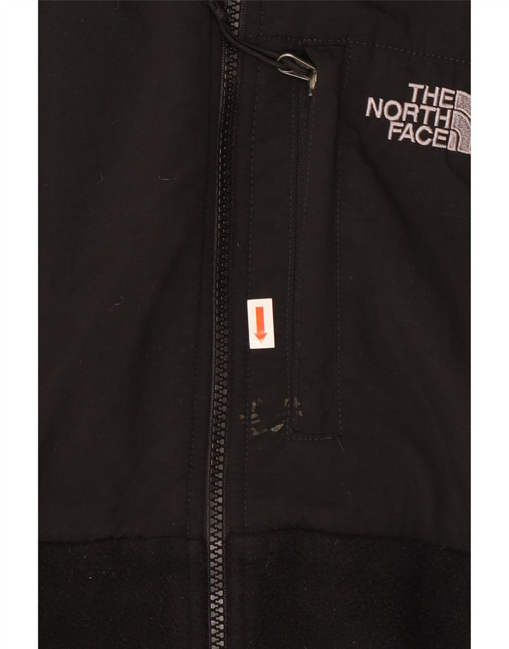 The North Face Womens Fleece Jacket UK 10 Small Black Polyester