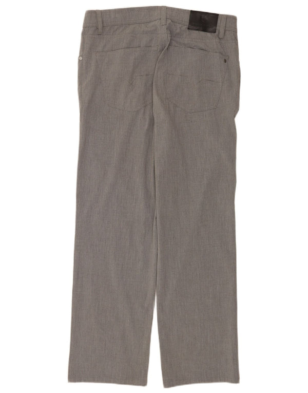 Pierre Cardin Mens Straight Casual Trousers IT 50 Large W34 L30 Grey