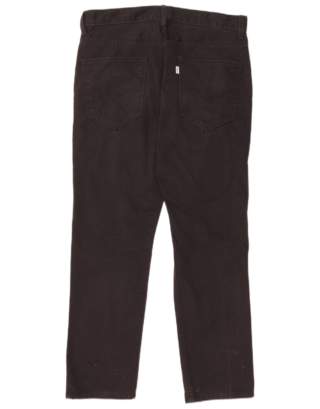 Levi's Mens Straight Chino Trousers W32 L27 Black Cotton