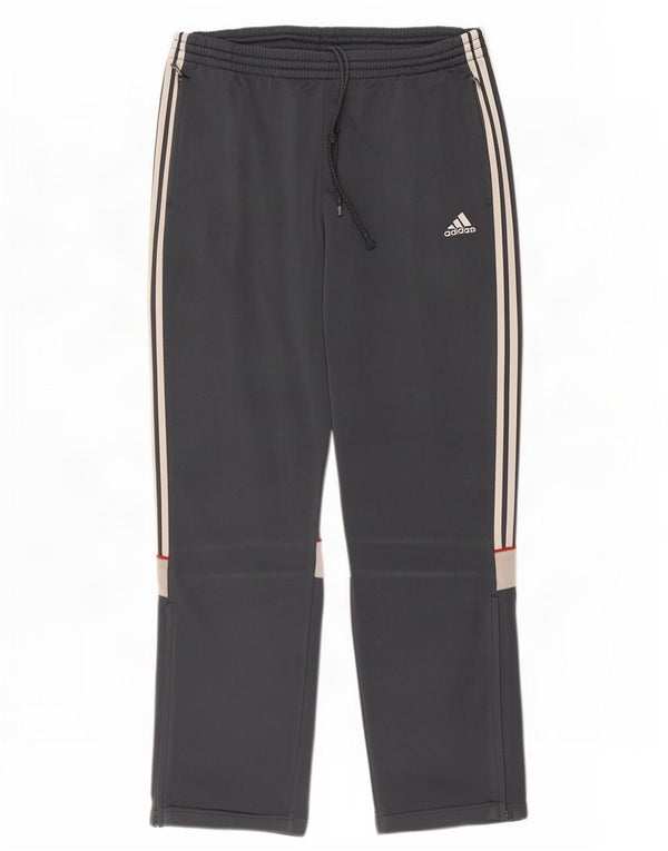 Adidas Mens Tracksuit Trousers UK 46/48 XL Grey Colourblock Polyester