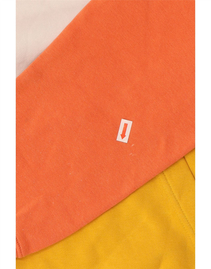 JORDAN Mens Graphic Hoodie Jumper Medium Multicoloured Colourblock