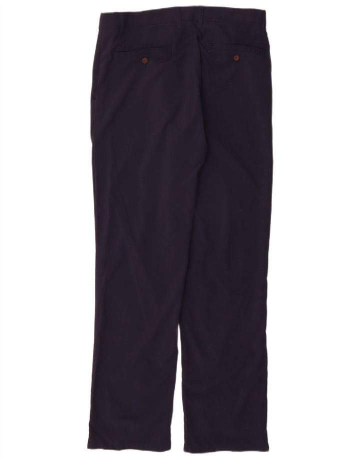 Rohan Mens Straight Regular Fit Chino Trousers W34 L31 Navy Blue Polyamide