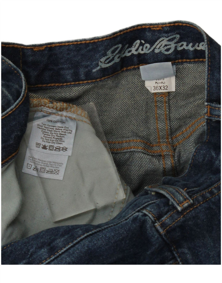 Eddie Bauer Womens Straight Jeans W36 L32 Blue Cotton