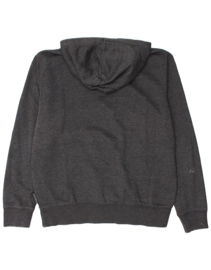 French Connection Mens Hoodie Jumper Medium Grey Cotton