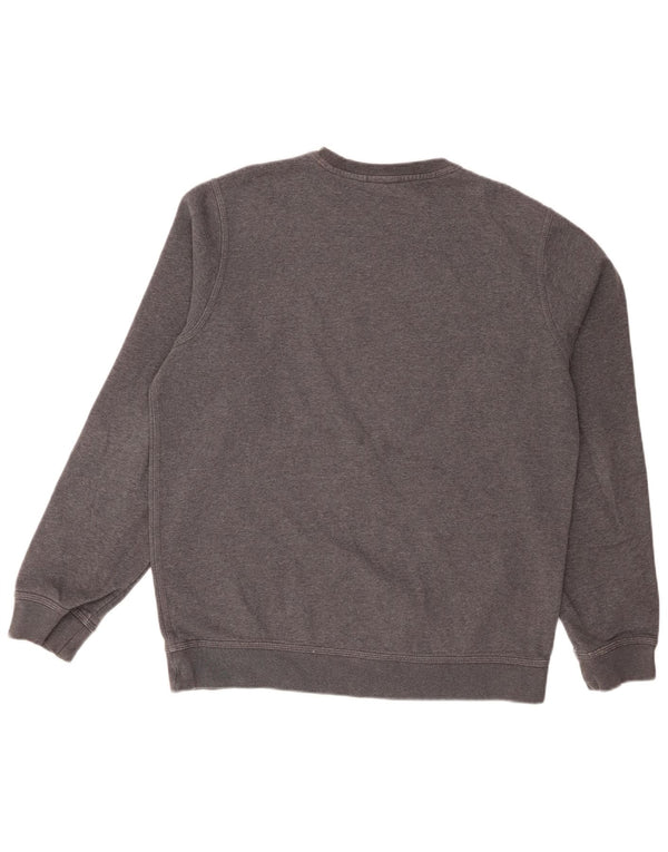 Nike Mens Sweatshirt Jumper Large Grey Cotton