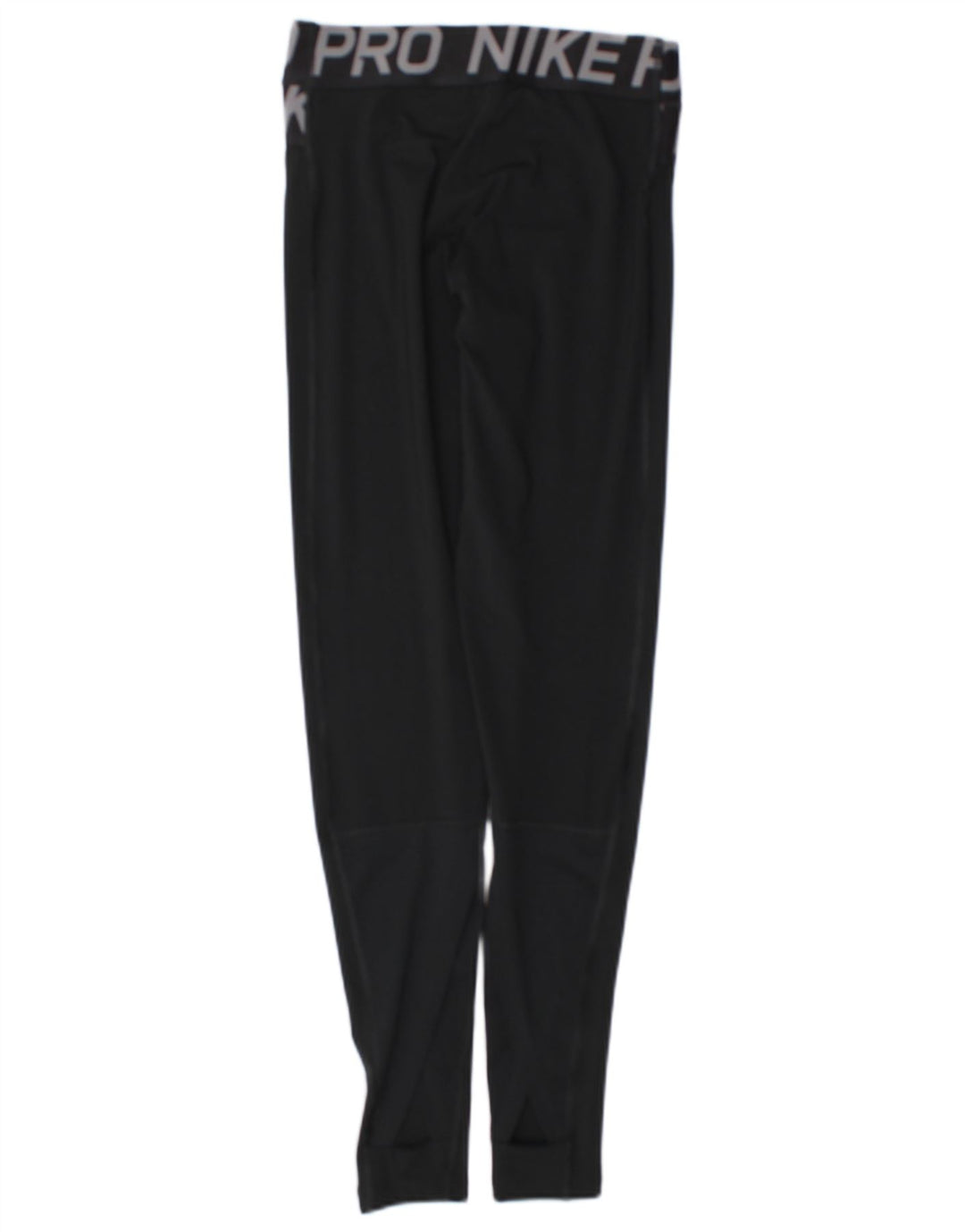 Nike Womens Dri Fit Graphic Leggings UK 8 Small Black Polyester