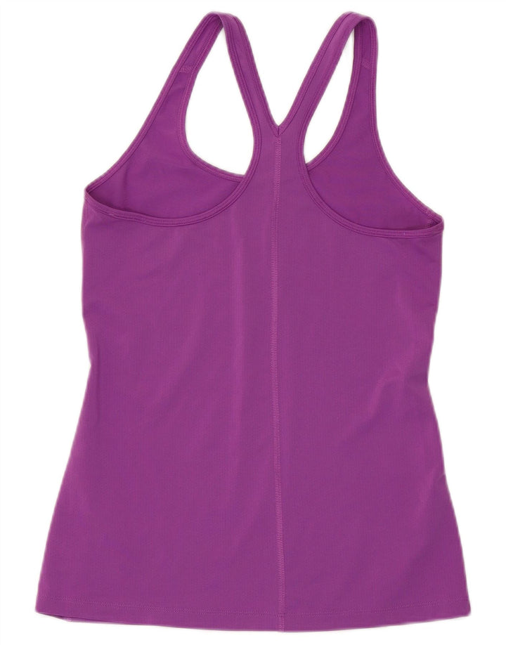 UNDER ARMOUR Womens Heat Gear Vest Top UK 6 XS Purple Polyester