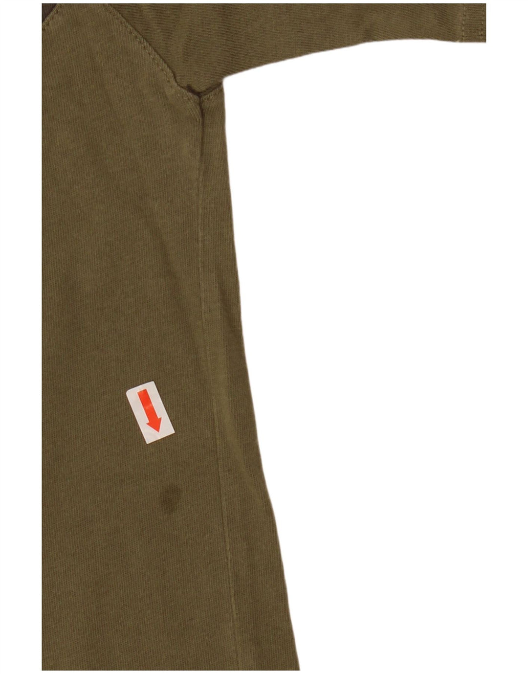 ADIDAS Mens T-Shirt Top Medium Khaki Colourblock Cotton