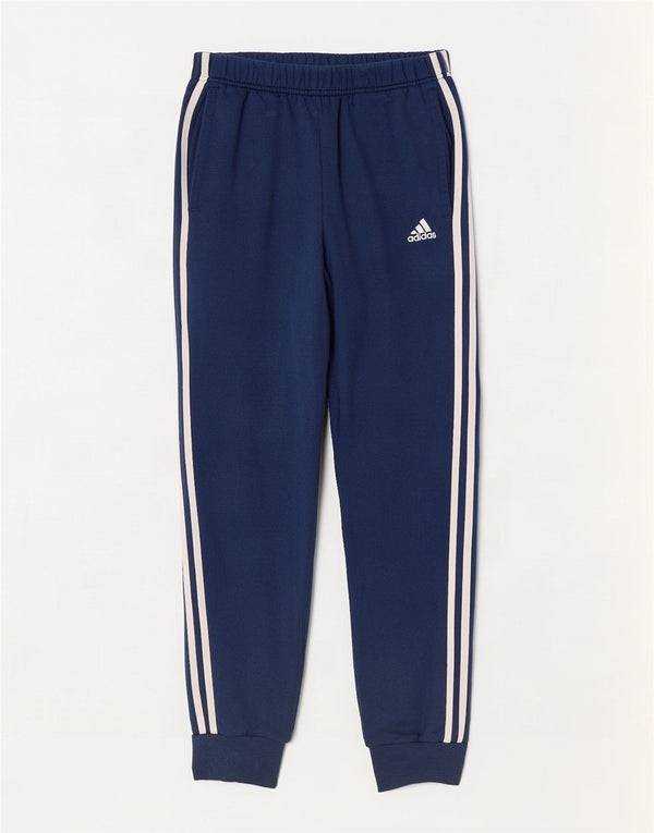 Adidas Mens Tracksuit Trousers Joggers UK 38/40 Medium Blue Cotton