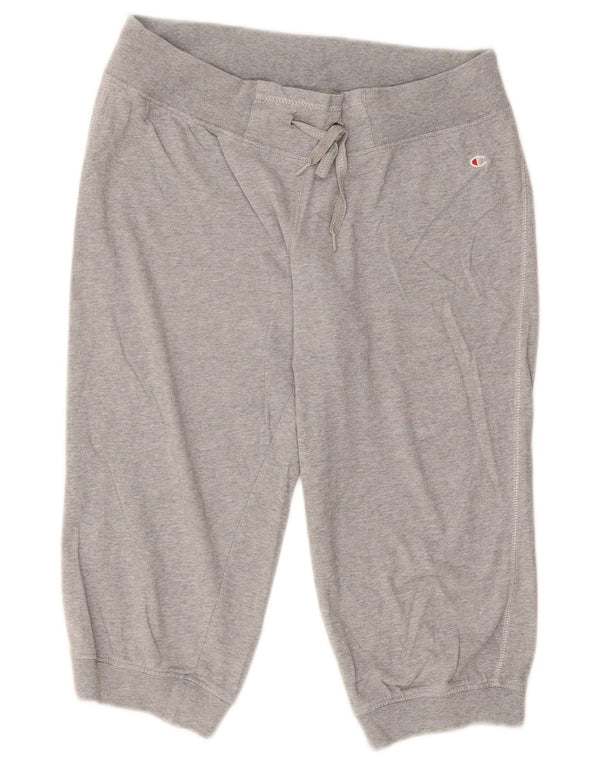 Champion Womens Heritage Classics Sport Shorts UK 10 Small Grey Flecked