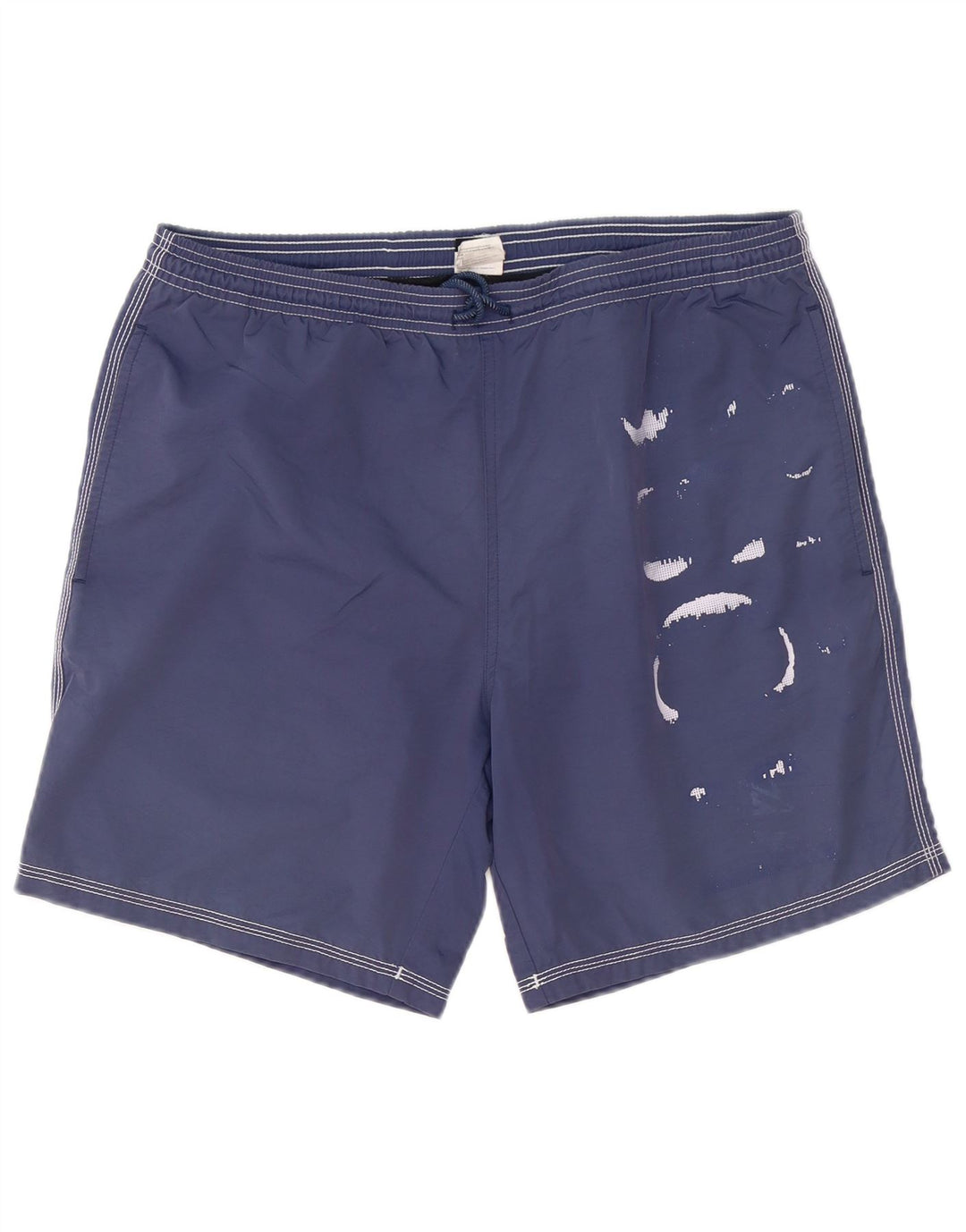 Hugo Boss Mens Swimming Shorts Medium  Navy Blue Polyester