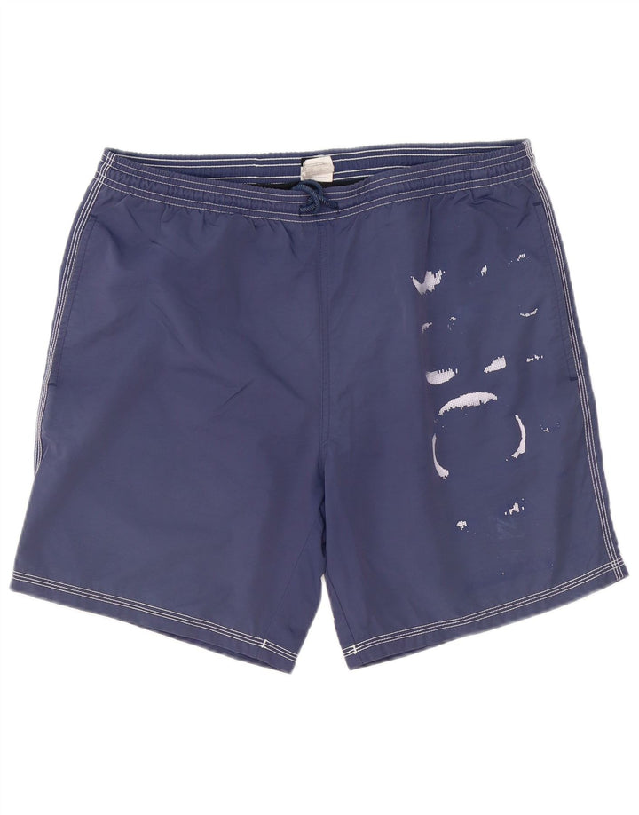 Hugo Boss Mens Swimming Shorts Medium  Navy Blue Polyester