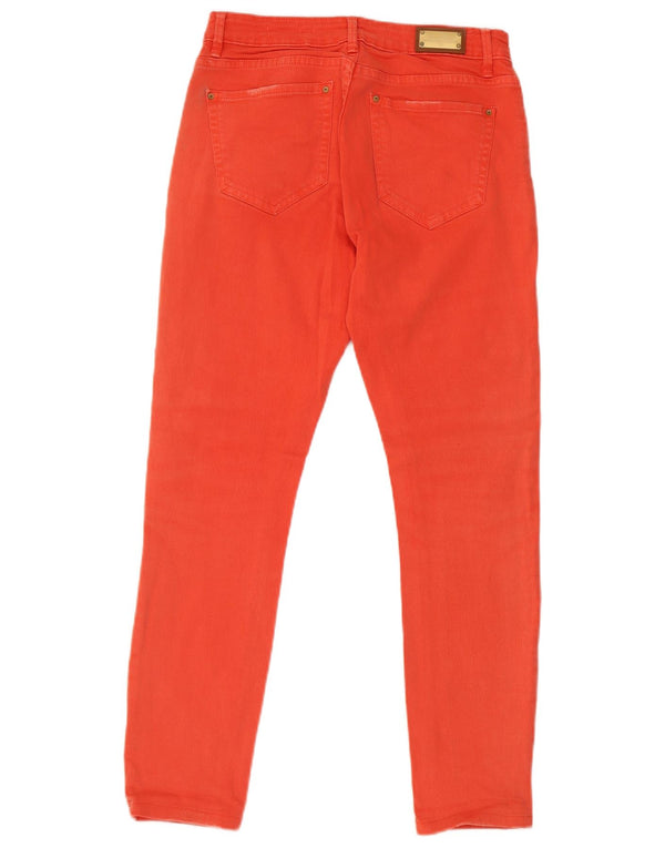 Zara Womens Skinny Jeans EU 38 Small W28 L26 Orange Cotton