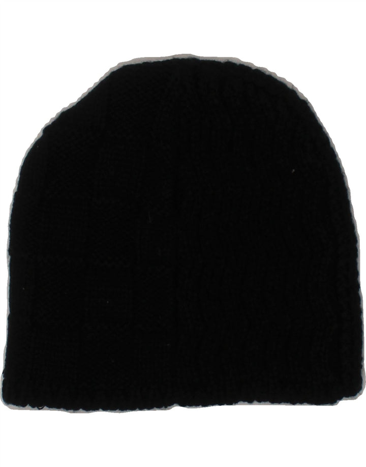 CHAMPION Womens Beanie Hat One Size Black Vintage Champion and Second-Hand Champion from Messina Hembry 
