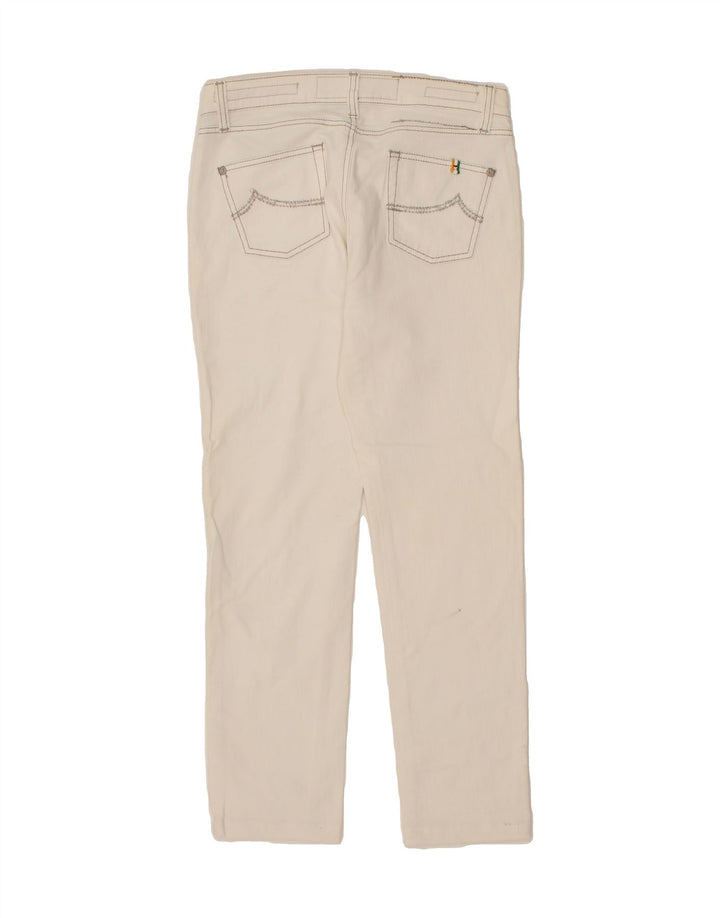 JACOB COHEN Womens Straight Jeans W32 L28  White Cotton Vintage Jacob Cohen and Second-Hand Jacob Cohen from Messina Hembry 