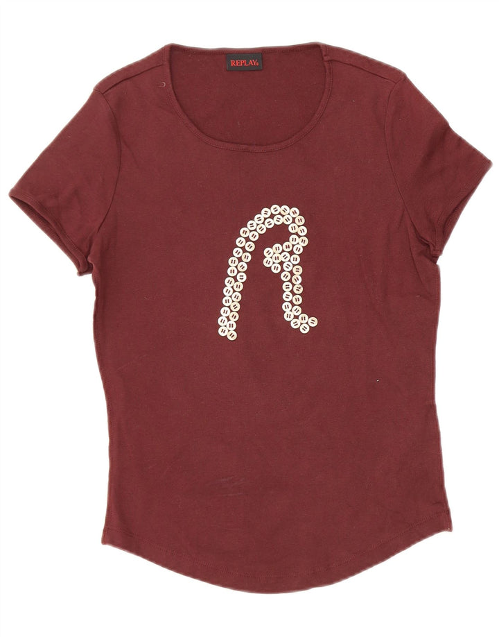 Womens Graphic T-Shirt Top UK 14 Large