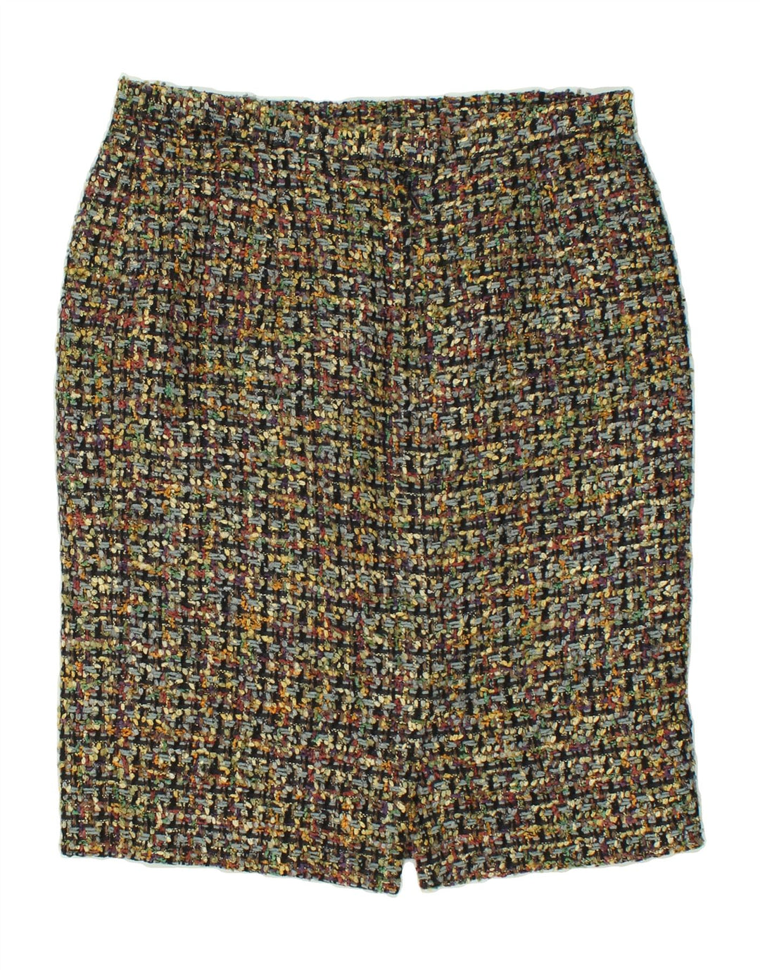 VINTAGE Womens Pencil Skirt IT 44 Medium W32 Multicoloured Flecked Wool Vintage Vintage and Second-Hand Vintage from Messina Hembry 