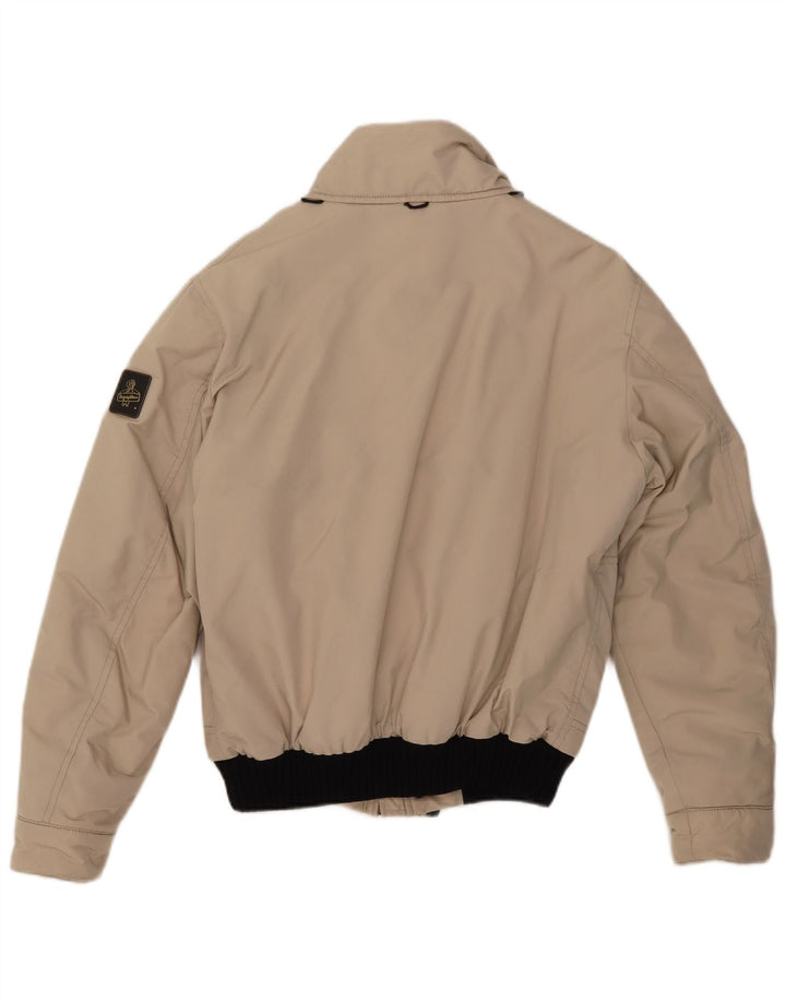 Refrigiwear Mens Rain Jacket UK 38 Medium Beige Nylon