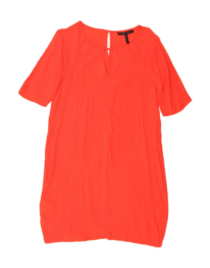 BCBGMAXAZRIA Womens Sheath Dress UK 14 Medium Red Viscose Vintage BCBGMAXAZRIA and Second-Hand BCBGMAXAZRIA from Messina Hembry 