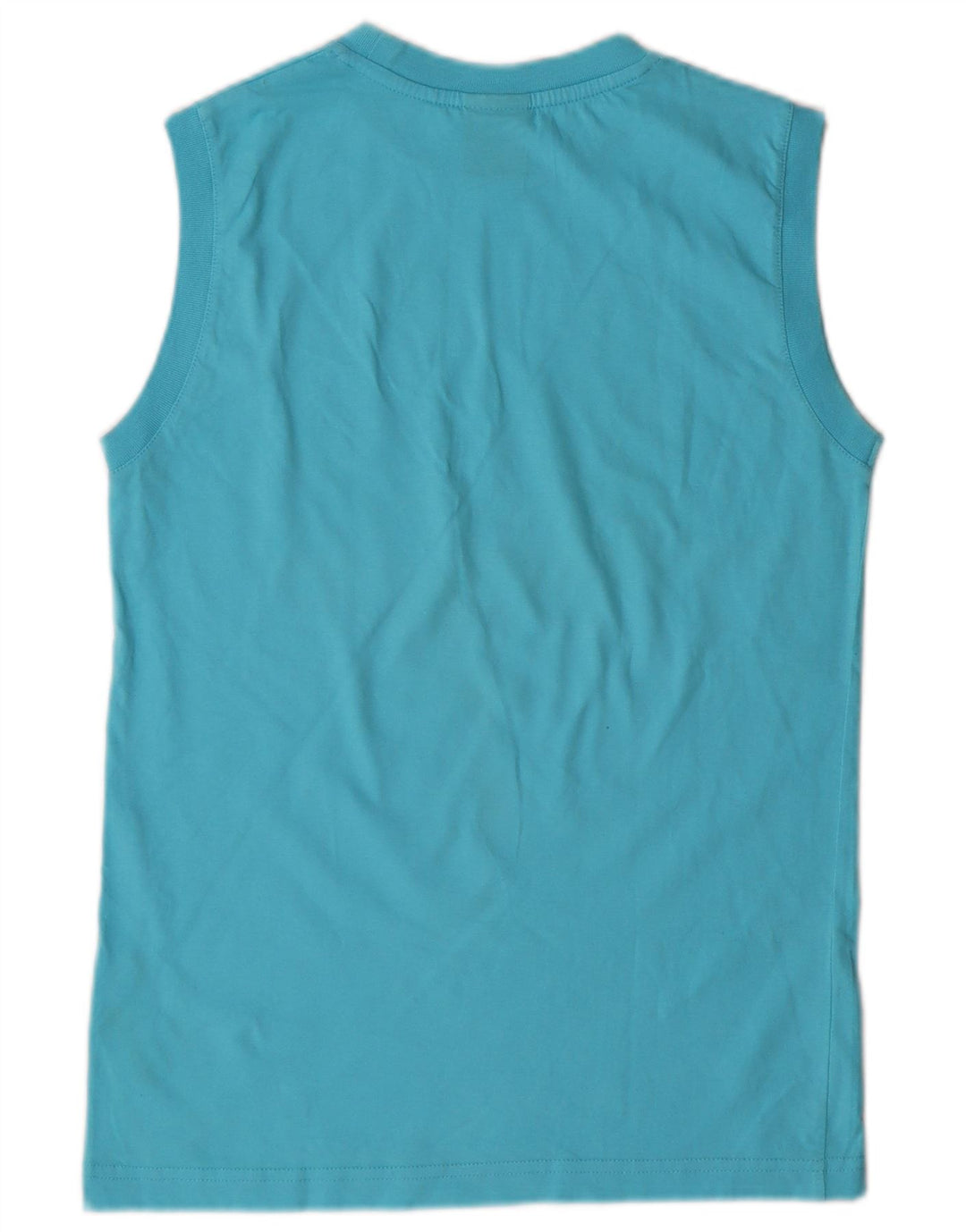 NIKE Boys Vest Top 13-14 Years Large  Blue Cotton